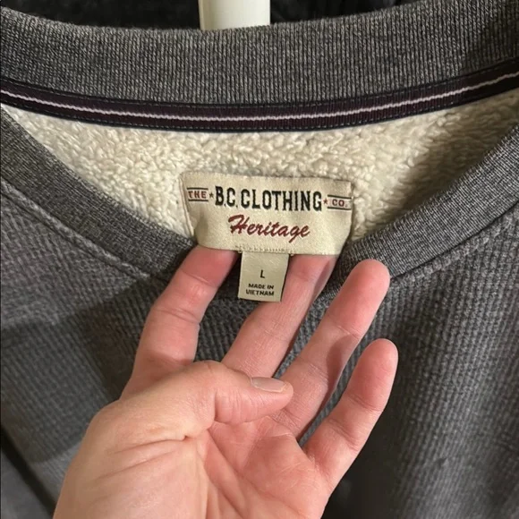 Men's Gray Sweater - Picture 2 of 3